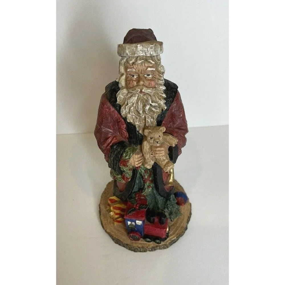 Collectible Santa Figurine Cedar Creek Collection Holiday Christmas Vintage